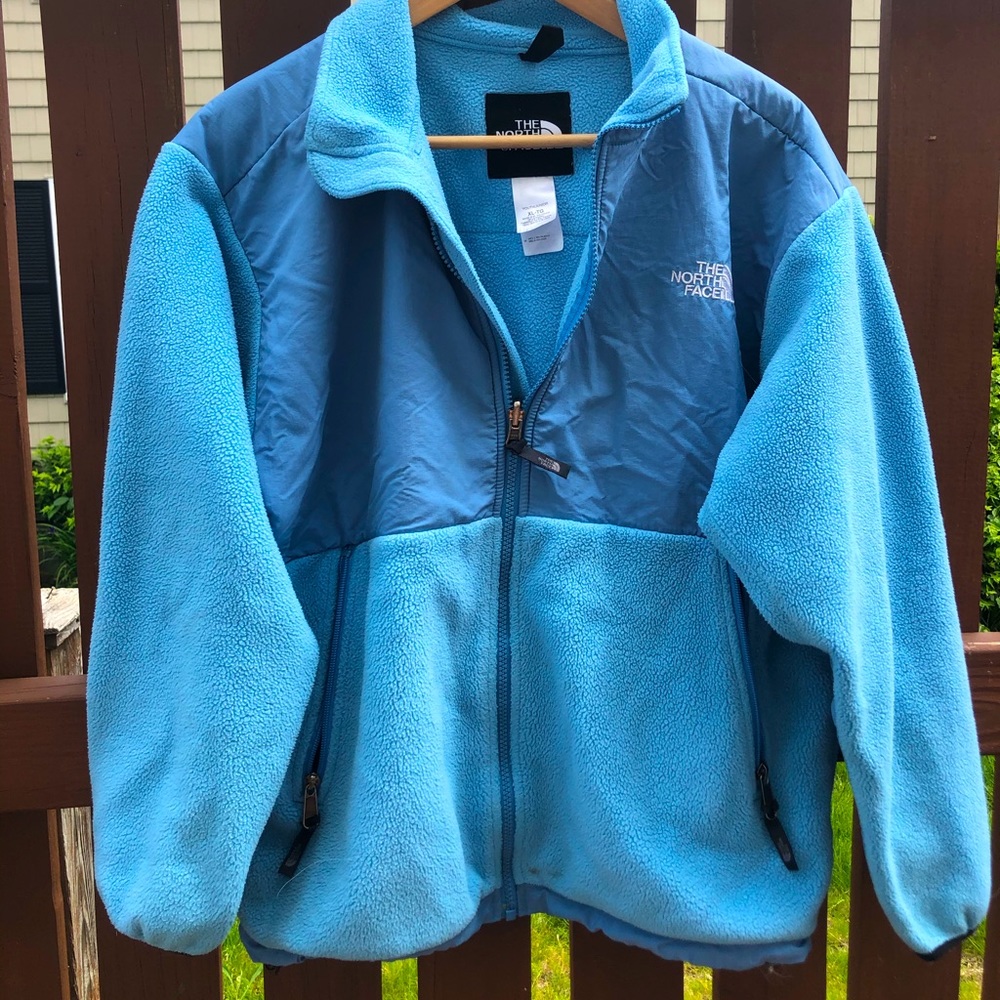 Blue North Face Fleece